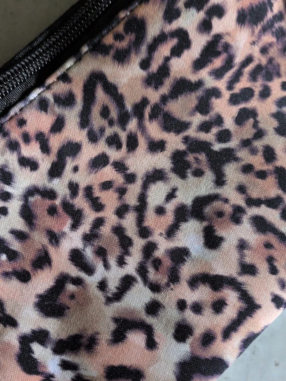 Jessica Simpson Leopard Print Athletic Hip Pouch